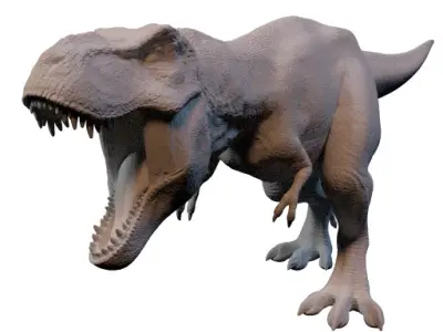 Tyrannosaurus rex jurassic world rebirth 3d print 3D print model