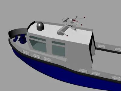 Agencies boat 3D model