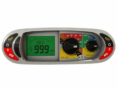 Megger MFT1735 Multifunction Tester Low Poly Low-poly 3D model