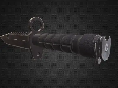 M9 Bayonett - Gameready Asset Low-poly 3D model