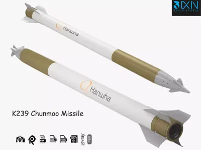 K239 Chunmoo Missile 3D model