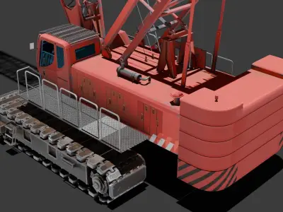 Crawler Crane  3D model