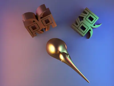Sleek Modern Bird Sculpture Free 3D print model