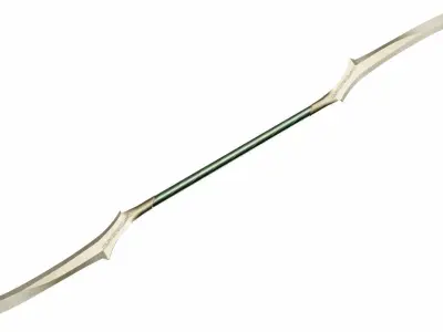 Double sword 2 Low-poly 3D model
