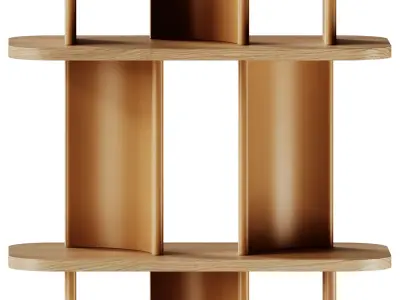 Parentesi DM Bookcase Double sided by Morica Design 3D model
