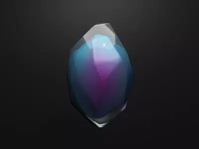 diamond crystal Free 3D model