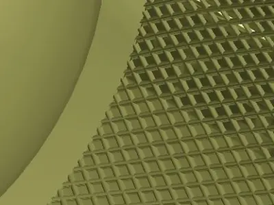 Metallic Knob 3D model