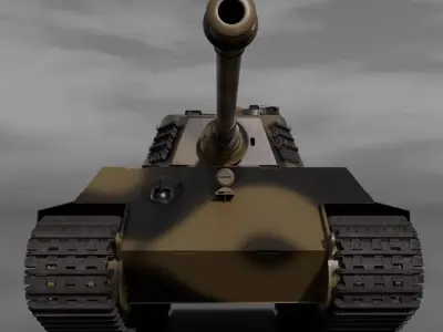 Tiger II 3D model