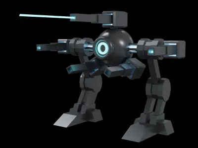 BleEye - Model X Low-poly 3D model