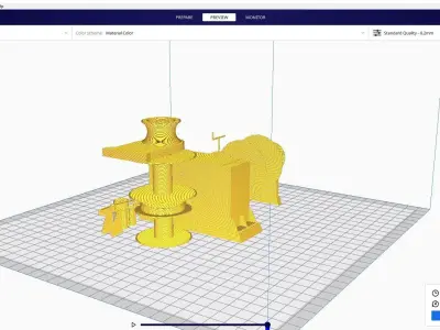 Windlass Machine 3d printed 3D print model