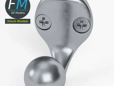 Coat hook 4 3D model