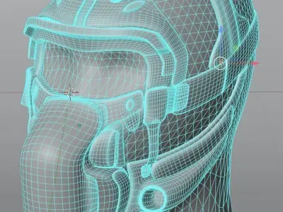 Pilot Mask Sci Fi 3D model