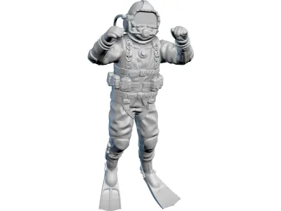 Industrial Diver Pos 01 3D print model