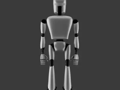 Robot  character innovation technology  Low-poly 3D model