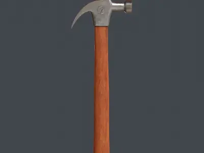 Claw Hammer Low-poly 3D model purchase
