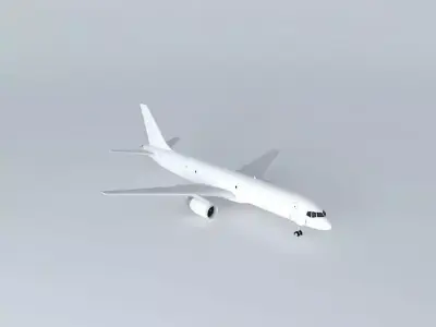 Template - Boeing 757-200SF Free 3D model