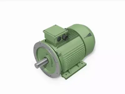 225M B35 Top 4-8 Pole IEC electric motor - 3D CAD model 3D model