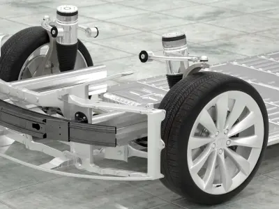 Electric Vehicle Chassis 3D model order