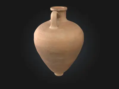 Ancient Amphora  Timeless Ceramic Relic 3D model