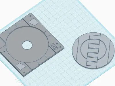 Mecha Hangar Bay Base -MHB01 B-only- Free 3D print model