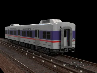 Puma v4 Double Deck EMU Train 3D 3D model