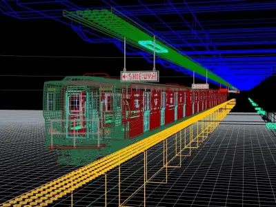 Train - 3D model 3D model