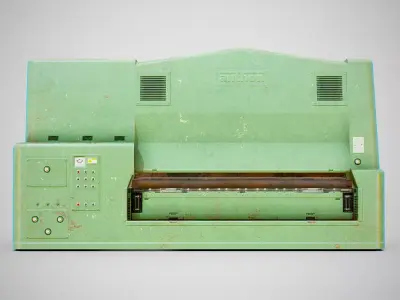 Sanding Machine - Anthon 02 Used Low-poly 3D model