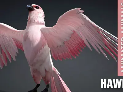 Hawk A3 Free low-poly 3D model purchase