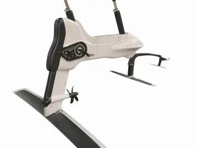 hydrofoil bike 3D model