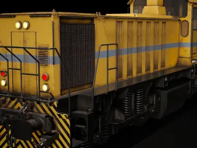 DHS131 locomotive 3D model