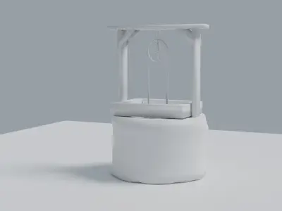 Western Well Free low-poly 3D model