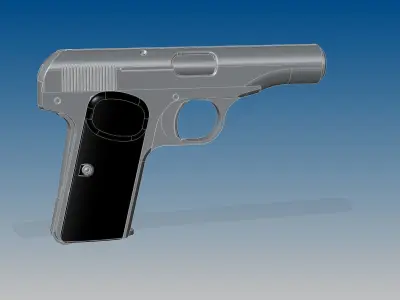 FN Model 1910 3D model purchase