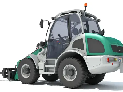 Wheel Loader 3D model 3