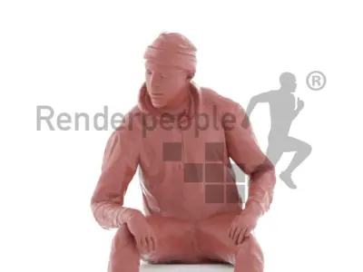 Tyrone Animated 001 Sitting