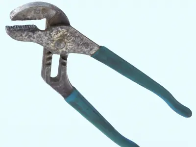 Wrench Middle Poly 3D model purchase