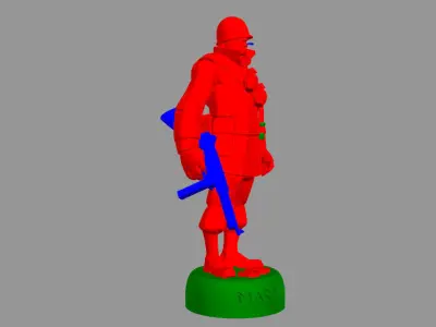 Us Marine 44 Free 3D print model