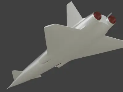 North American X-10 3D print model