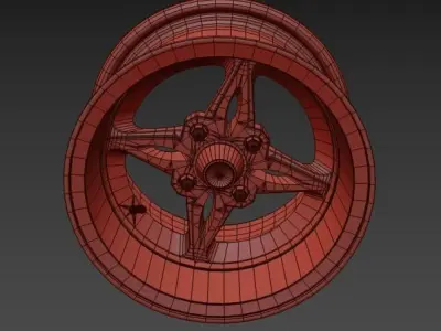 Enkei Riverge Low-poly 3D model