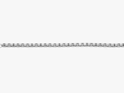 Link Chain V7 - Silver Box Style Bracelet 3D model