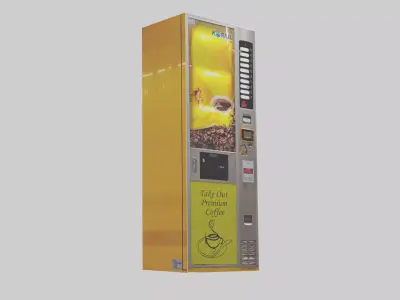 Korail Coffee Machine Low-poly 3D model