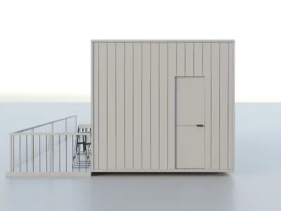 Module house post office 3D model