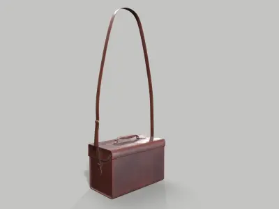 Military First Aid Kit Bag  Low-poly 3D model