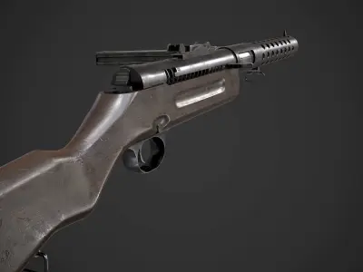 Schmeisser MP-28 Rifle AAA Game Ready Weapon FPS Asset Low-poly 3D model purchase