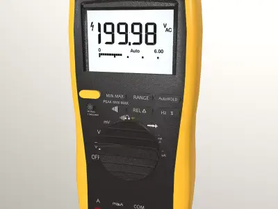 RMS Multimeter Low Poly Low-poly 3D model