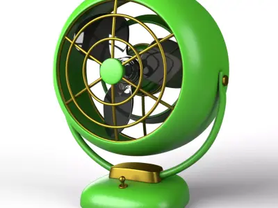  Table fan  3D model