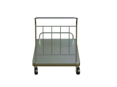 Roller Handcart Low-poly 3D model