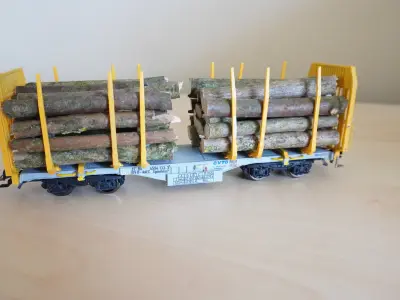 Sgmmns R 6 log carrying wagon 3D print model