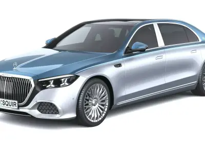 Mercedes-Benz S-Class Maybach 2027 3D model