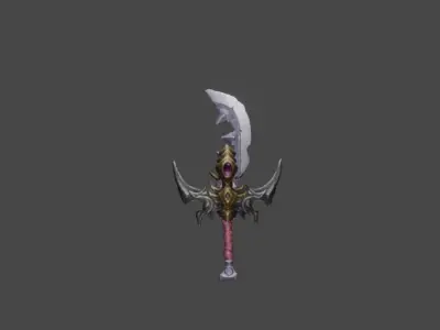 Zeloeman Sword A 10 Low-poly 3D model