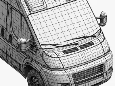 L3H2 truck 3D model